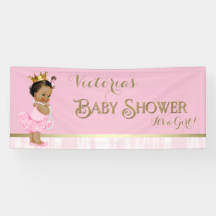 Ballerina Tutu Parel Baby Shower Spandoek