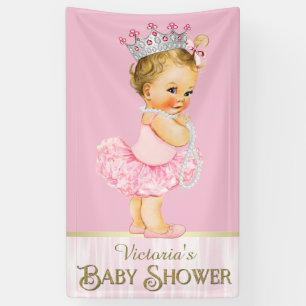 Ballerina Tutu Pearl Baby shower Spandoek