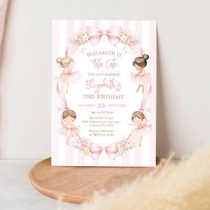 Ballerina Tutu Schattig Roze Ballet Meisje Verjaar Kaart