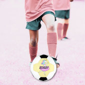 Ballerina unicorne robe rose roses balle de footba