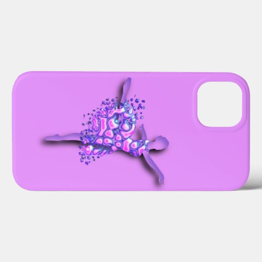 Ballerina Violet coque iphone Danseur de ballet fe (Verso (horizontal))