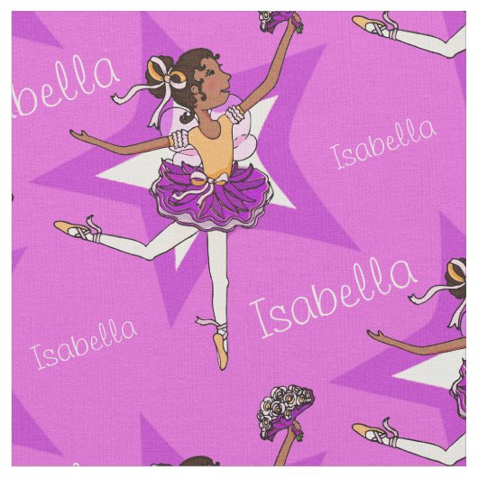 Ballerina violette fille foncée tissu de ballon pe (Fermer)