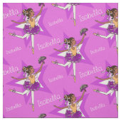 Ballerina violette fille foncée tissu de ballon pe (Échantillon)