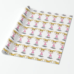 Ballerina Wrapping Paper Cadeaupapier