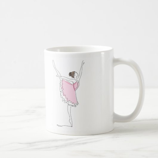 Ballerina // Zonder dans, wat is het punt? Koffiemok (Rechts)
