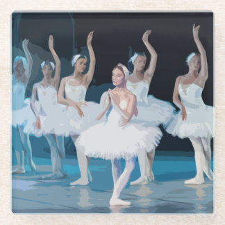 Ballerinas Ballet Dancer Dance Overweging Dancers Glazen Onderzetter