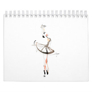 Ballerinas Dancers Drawings Calendar Kalender