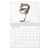 Ballerinas Dancers Drawings Calendar Kalender (Mar 2026)