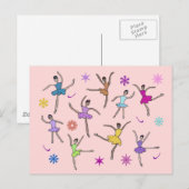 Ballerinas Dancing Briefkaarten (Voorkant / Achterkant)