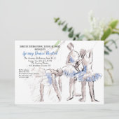 Ballerinas Dancing School Considérant Invitation (Debout devant)