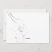 Ballerinas Dancing School Considérant Invitation (Dos)