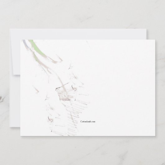 Ballerinas Dancing School Considérant Invitation (Dos)