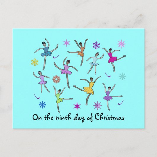 Ballerina's dansen Briefkaarten (Voorkant)