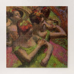 Ballerina's die hun jurken aanpassen (Edgar Degas) Legpuzzel