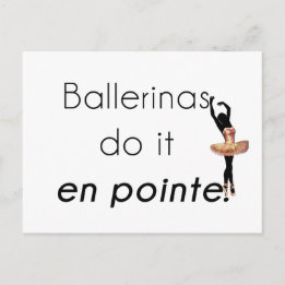 Ballerinas dus. briefkaart