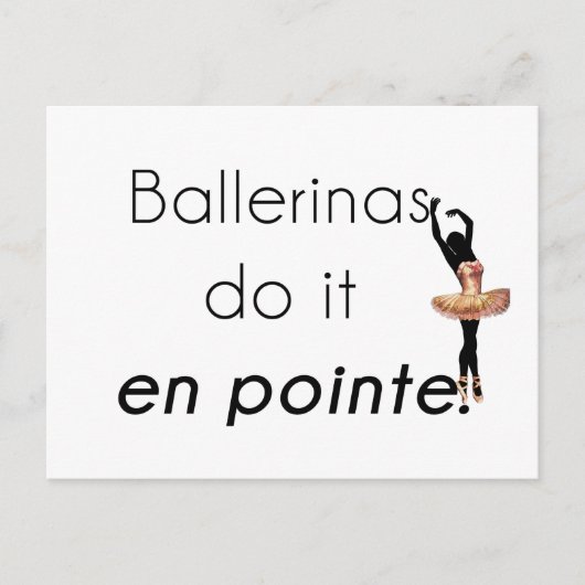 Ballerinas dus. briefkaart (Voorkant)