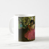 Ballerinas in Roze door Edgar Degas Koffiemok (Voorkant links)