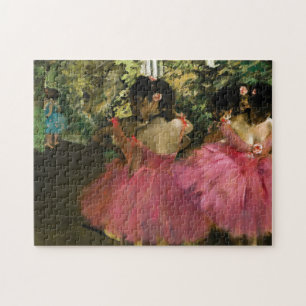 Ballerinas in Roze door Edgar Degas Legpuzzel