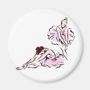 Ballerinas Magneet