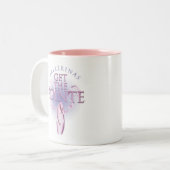 Ballerinas Obtenez la Mug à café à deux tons Point (Devant gauche)