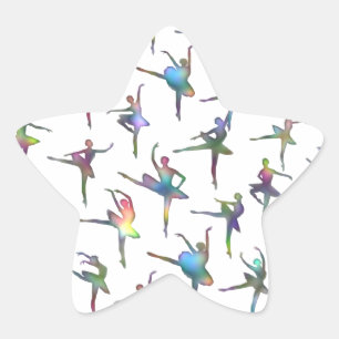 Ballerinas Ster Sticker