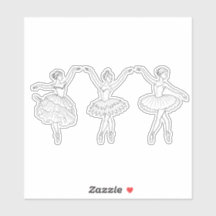 Ballerina's Sticker