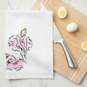 Ballerinas Theedoek (Quarter Fold)