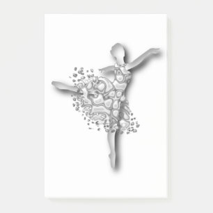 Ballerine Danseuse de Ballet Notes Post-it®