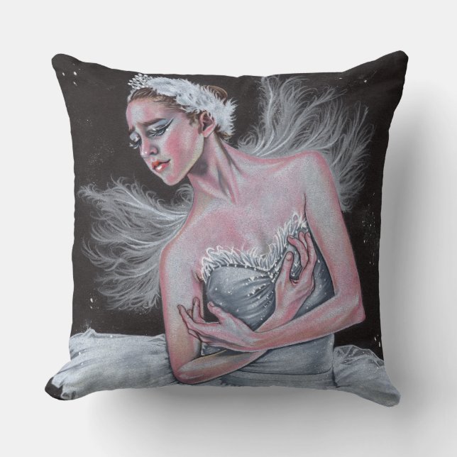 ballerines blanches et noires coussins (Recto)