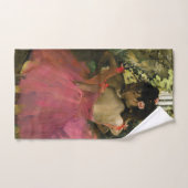 Ballerines dans le rose par Edgar Degas (Serviette à main)
