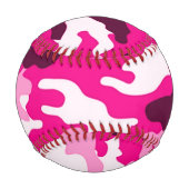 Balles de baseball en camouflage rose (Dos)
