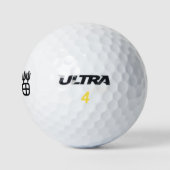 Balles De Golf 中国を代表する動物のパンダ(Panda)を漢字を中国語で表す商品 ゴルフボール (Logo)