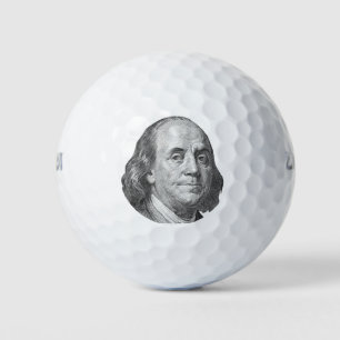 Balles De Golf 100 dollars, Benjamin Franklin