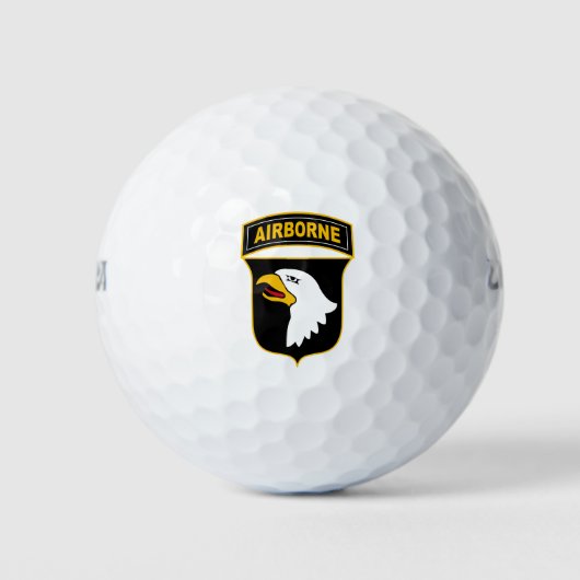 Balles De Golf 101e division aéroportée Vétéran militaire (Devant)