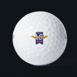 Balles De Golf 10e_anniversaire<br><div class="desc">Design du 10e anniversaireCréé par l'illustrateur,  le designer Edward Eksi pour vos besoins d'anniversaire.</div>
