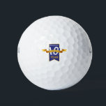 Balles De Golf 10e_anniversaire<br><div class="desc">Design du 10e anniversaireCréé par l'illustrateur,  le designer Edward Eksi pour vos besoins d'anniversaire.</div>