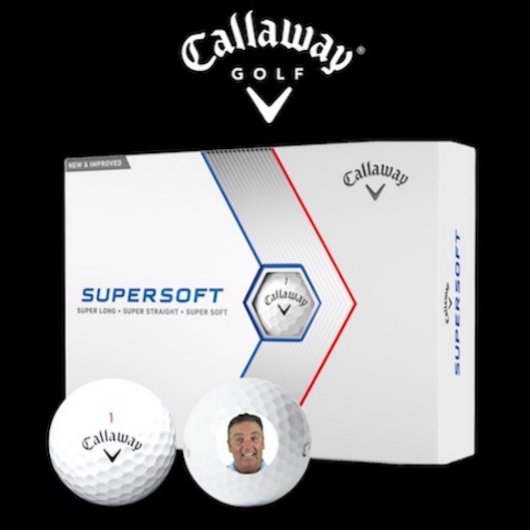 Balles De Golf 12 x Callaway Supersoft Custom Photo Golf Balls