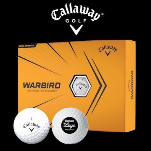 Balles De Golf 12 x Callaway Warbird Custom Logo Golf Balls