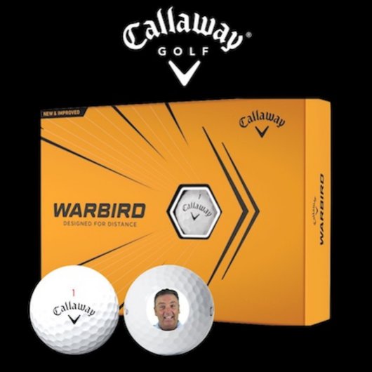 Balles De Golf 12 x Callaway Warbird Custom Photo Golf Balls