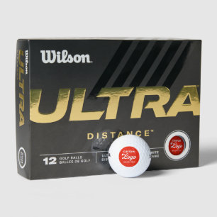 Balles De Golf 12 x Logo personnalisé Photo Wilson Ultra 500 Golf