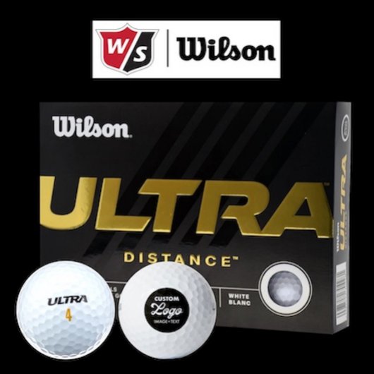 Balles De Golf 12 x Wilson Ultra 500 Custom Logo Golf Balls