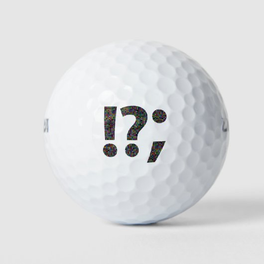 Balles De Golf 1686point d'interrogation (Devant)