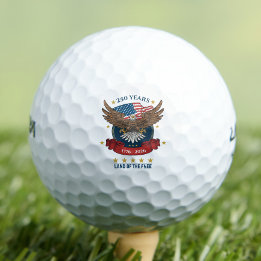 Balles De Golf 1776 2026 | USA Commémoratif Semiquincentenaire