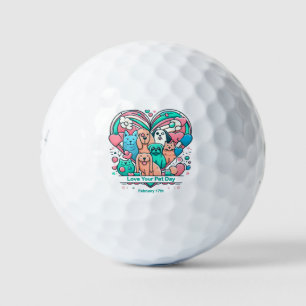 Balles De Golf 17 févr. - Love Your Pet Day
