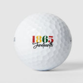 Balles De Golf 1865 Liberté Célébration de l'histoire noire (Devant)