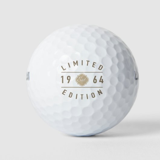 Balles De Golf 1964 Limited Edition 60e anniversaire (Devant)