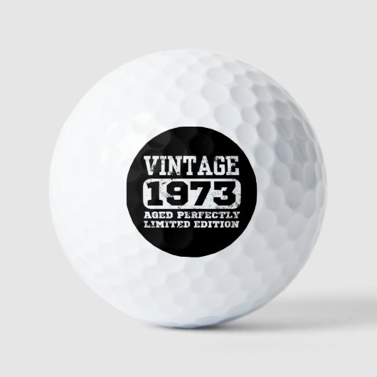 Balles De Golf 1973 Limited Edition 52e anniversaire (Recto)