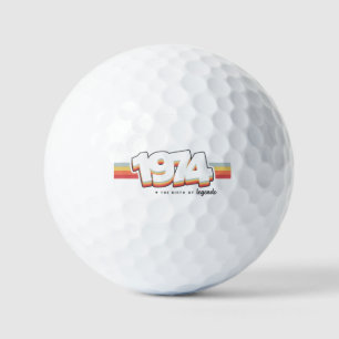 Balles De Golf 1974 La naissance des légendes