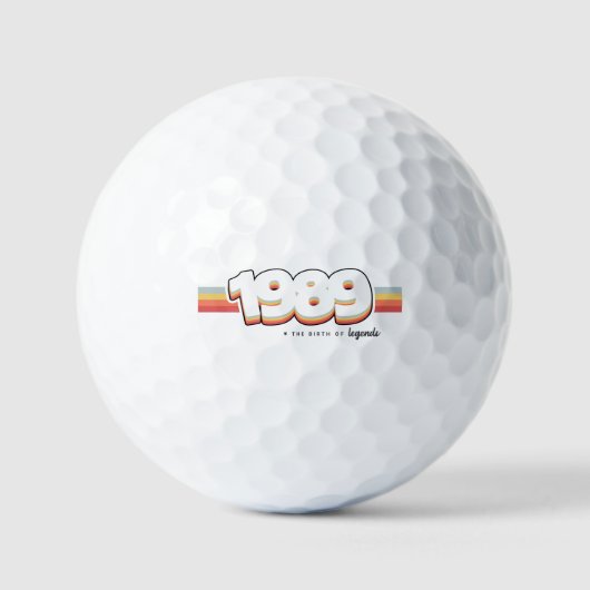 Balles De Golf 1989 La naissance des légendes (Recto)