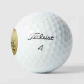 Balles De Golf #1 Ball in Golf Classy Riche Monogramme (Logo)